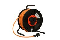 QwattPro kabelhaspel BM300 RA 50m 3G1,5 H05VV-F oranje - 1111132 - 1111132