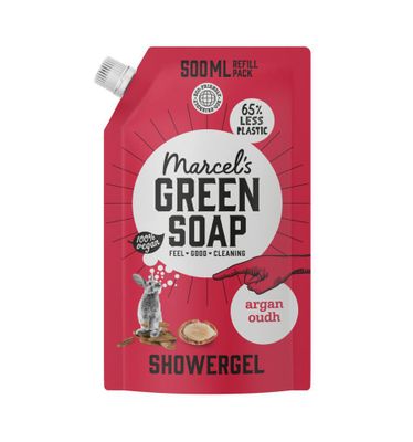 Showergel argan & oudh navulling