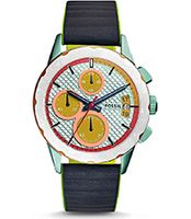 Horlogeband Fossil ES3968 Silicoon Zwart 20mm