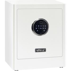 Basi 2020-0000-WEISS mySafe Premium 350 Meubelkluis Cijferslot, Vingerafdrukslot