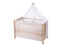 roba Babybed Room Bed 60 x 120 cm (Love beer, Naturel)