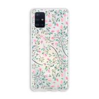 Sierlijke bloemen: Galaxy A51 4G Transparant Hoesje
