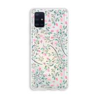 Sierlijke bloemen: Galaxy A51 4G Transparant Hoesje - thumbnail