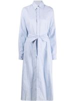 Polo Ralph Lauren robe-chemise à fines rayures - Bleu - thumbnail