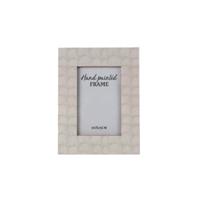 Fotolijst Masie (10x15) hout/emaille 16x21,5x1cm