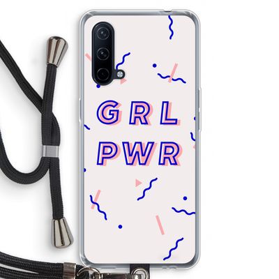 GRL PWR: OnePlus Nord CE 5G Transparant Hoesje met koord