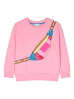 Marc Jacobs Kids sweat en coton à détail appliqué - Rose