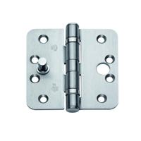 BSW veiligheids kogellagerscharnier - V-RD-BB 803 GV - 89x89x3 mm - gegalvaniseerd afgerond