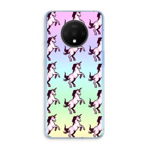 Musketon Unicorn: OnePlus 7T Transparant Hoesje