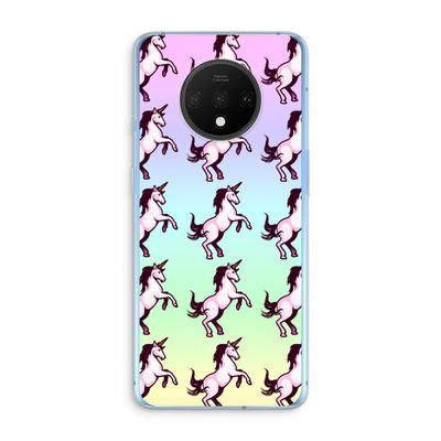 Musketon Unicorn: OnePlus 7T Transparant Hoesje