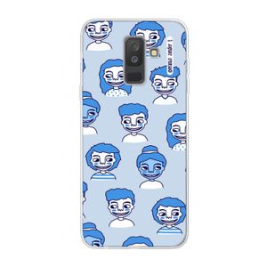 Gezichtjes: Samsung Galaxy A6 Plus (2018) Transparant Hoesje