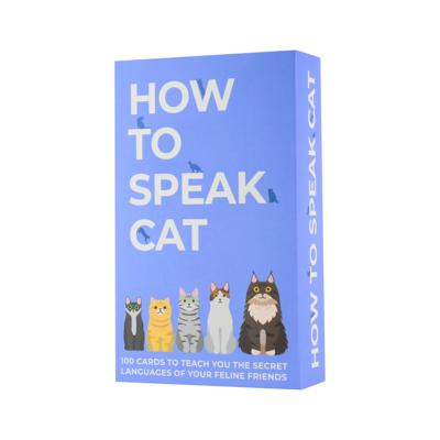 Gift Republic Hoe katten te spreken Kaarten