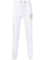 Philipp Plein pantalon de jogging skinny à motif tête de mort - Blanc - thumbnail