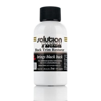 Solution Finish - Black Trim Restorer - 60ml - Plastic hersteller