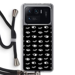 Eye pattern #3: Xiaomi Mi 11 Ultra Transparant Hoesje met koord