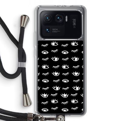 Eye pattern #3: Xiaomi Mi 11 Ultra Transparant Hoesje met koord