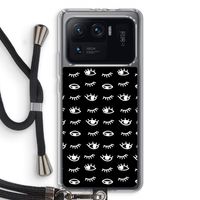 Eye pattern #3: Xiaomi Mi 11 Ultra Transparant Hoesje met koord