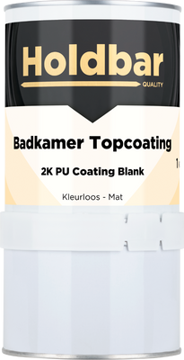 Holdbar Badkamer Topcoating Mat 1 kg