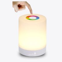 Touch lamp nachtkastje - RGB - Dimbaar & Draadloos - wit - thumbnail
