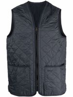 Barbour gilet matelassé à poches à rabat - Bleu