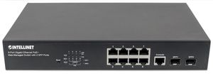 Intellinet 561167 netwerk-switch Managed Gigabit Ethernet (10/100/1000) Power over Ethernet (PoE) Zwart