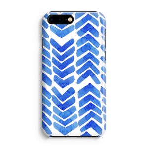 Blauwe pijlen: iPhone 8 Plus Volledig Geprint Hoesje