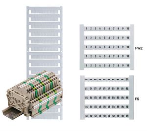 Klemmarkeerder Weidmüller DEK 6 FW 201-250 0468660201 Wit 500 stuk(s)