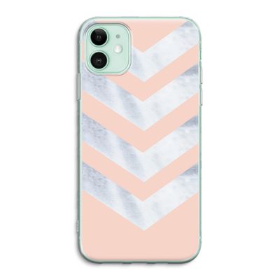 Marmeren pijlen: iPhone 11 Transparant Hoesje