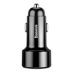 Baseus CCMLC20A-01 oplader voor mobiele apparatuur Smartphone Zwart USB Snel opladen Auto