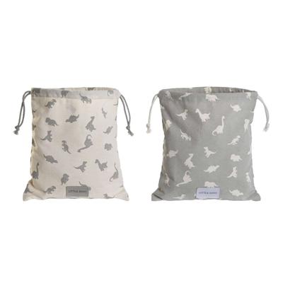 Kinderrugzak DKD Home Decor Wit Grijs 24 x 2 x 26 cm (2 Stuks)