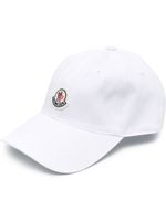 Moncler casquette à patch logo - Blanc - thumbnail