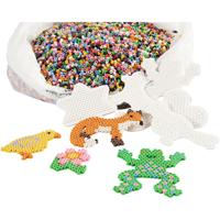 NABBI biobeads klaslokaalset, afm 5x5 mm, medium, standaardkleuren, 1 set