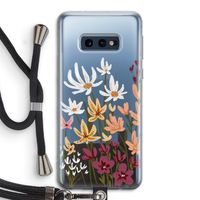 Painted wildflowers: Samsung Galaxy S10e Transparant Hoesje met koord