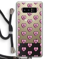 GIRL POWER: Samsung Galaxy Note 8 Transparant Hoesje met koord