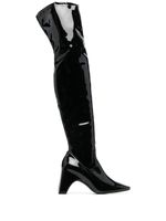 Coperni cuissardes à effet verni - Noir Coperni cuissardes à effet verni - Noir