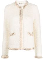 Ports 1961 cardigan à détail de chaîne - Blanc