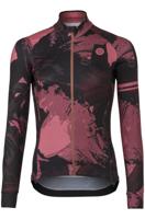 AGU Flower Fietsshirt Lange Mouwen Performance Dames - Roze - L