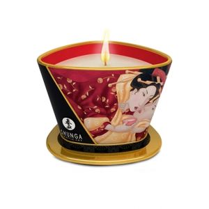 Shunga - Massagekaars Aardbei 170 Ml