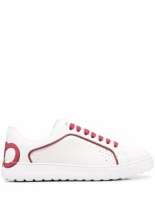 Ferragamo baskets Manhattan à imprimé Gancini - Blanc