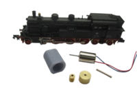 micromotor NA009C motor ombouwset voor Arnold DB DR DRG BR 78, SNCF 232 TC, KPEV T 18 - thumbnail