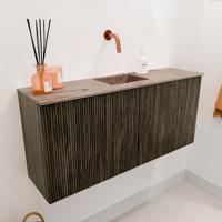 Toiletmeubel Mondiaz Joya Dlux | 90 cm | Meubelkleur Shadow | Faye wastafel Arena Wasbak Midden | Zonder kraangat(en) Toiletmeubel Mondiaz Joya Dlux | 90 cm | Meubelkleur Shadow | Faye wastafel Arena Wasbak Midden | Zonder kraangat(en)
