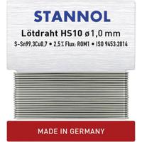 Stannol HS10 Soldeertin, loodvrij Loodvrij Sn99,3Cu0,7 ROM1 6 g 1 mm - thumbnail