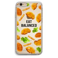 Eat Balanced: iPhone 6 Plus / 6S Plus Transparant Hoesje