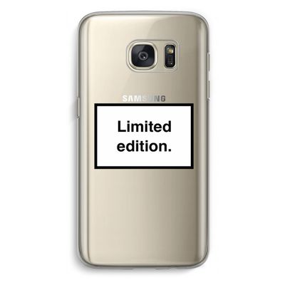 Limited edition: Samsung Galaxy S7 Transparant Hoesje