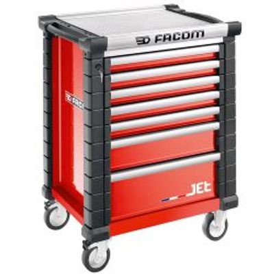 Facom Jet Gereedschapswagen 7 Laden M3 Rood - JET.7M3A - JET.7M3A