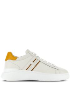 Hogan H580 leather lace-up sneakers - Tons neutres