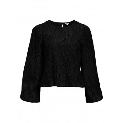 Object - Zwart | Dames | Blouse | Zwart | 40 | regular | Kamst mode