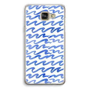 Blauwe golven: Samsung Galaxy A5 (2016) Transparant Hoesje