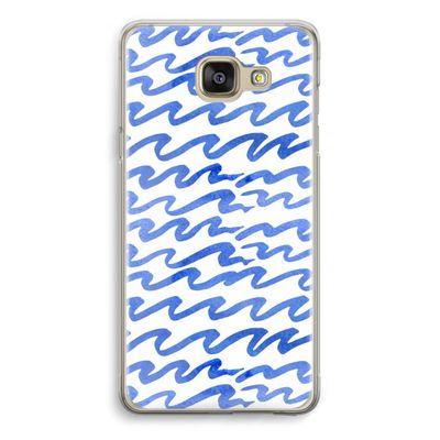 Blauwe golven: Samsung Galaxy A5 (2016) Transparant Hoesje