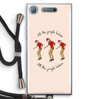 Jingle Ladies: Sony Xperia XZ1 Transparant Hoesje met koord